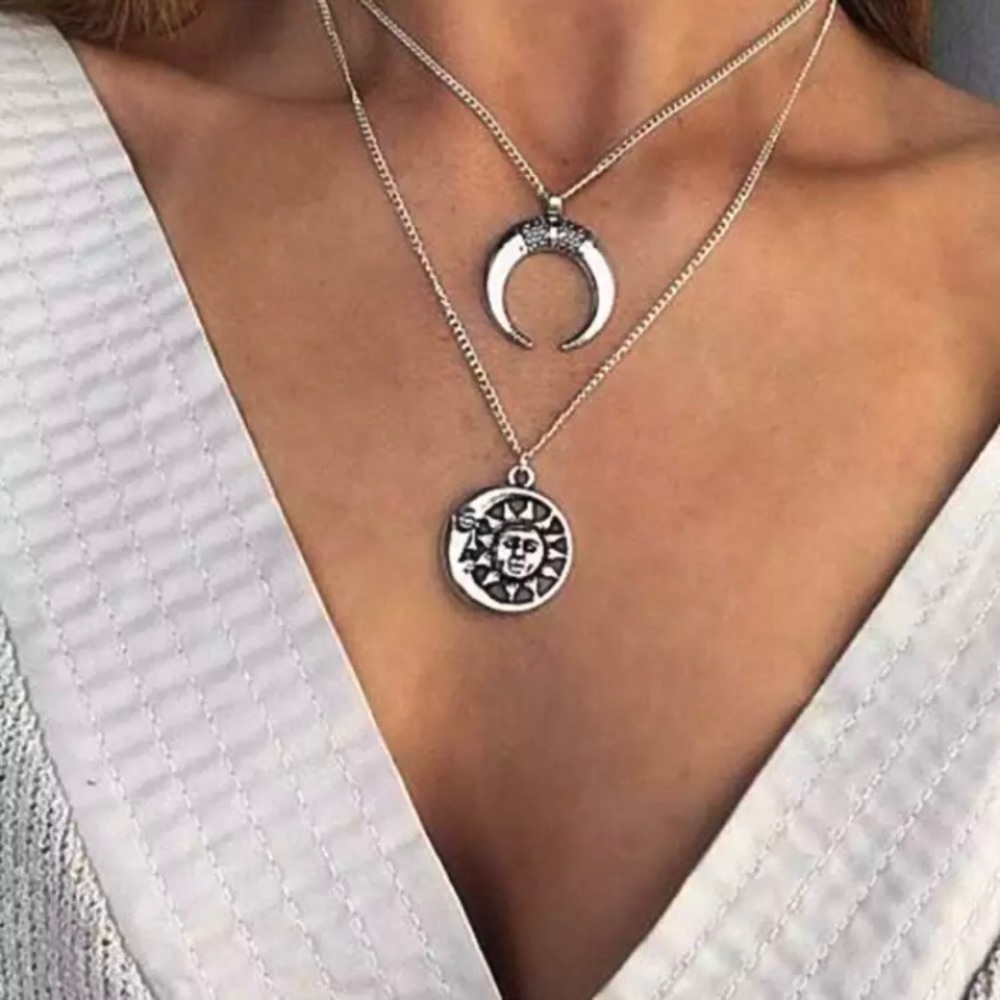 Indie “Wanderlust” Chic Bohemian Layered Necklace - Picture 7 of 7
